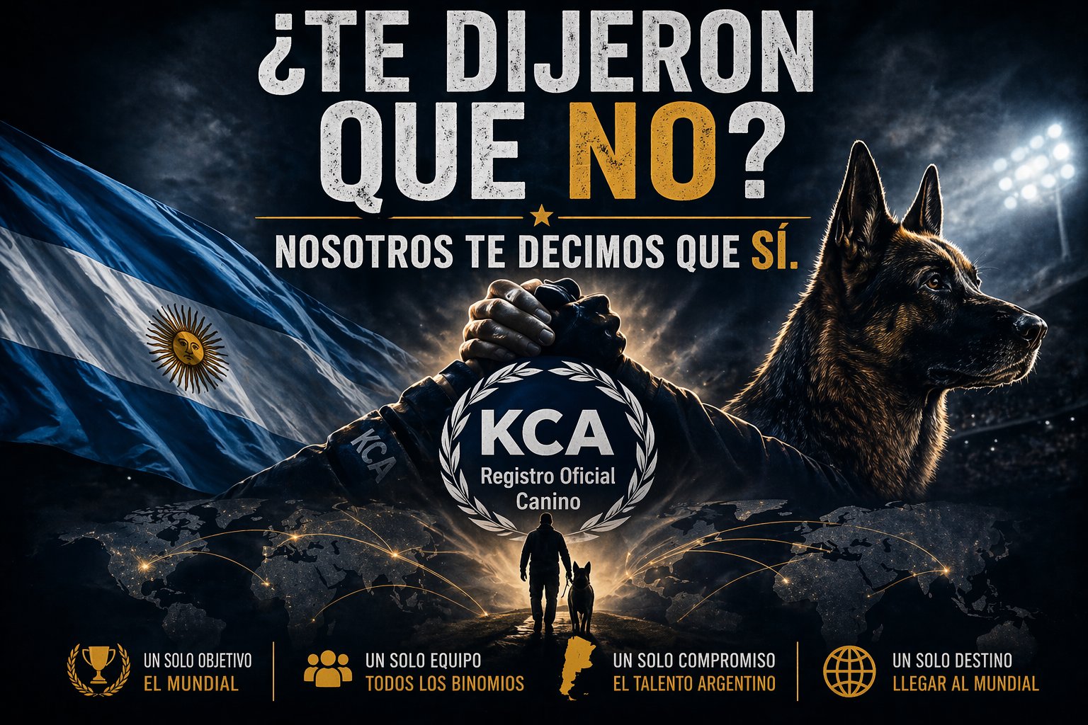¿Te dijeron que no? Nosotros te decimos que sí — KCA banca a los binomios argentinos que clasifiquen al Mundial