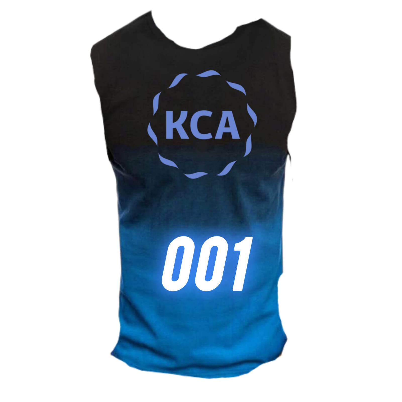 Pechera oficial del Campeonato IGP - vista dorso con logo KCA