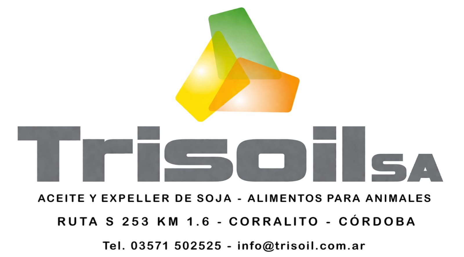 Trisoil S.A. · Aceite y expeller de soja, alimentos para animales